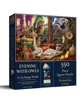 Evening with Owls 550 piece Jigsaw Puzzle for Adults