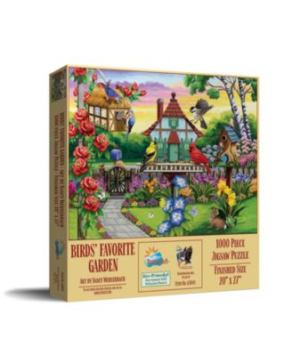 Birds' Favorite Garden 1000 piece Jigsaw Puzzle for Adults