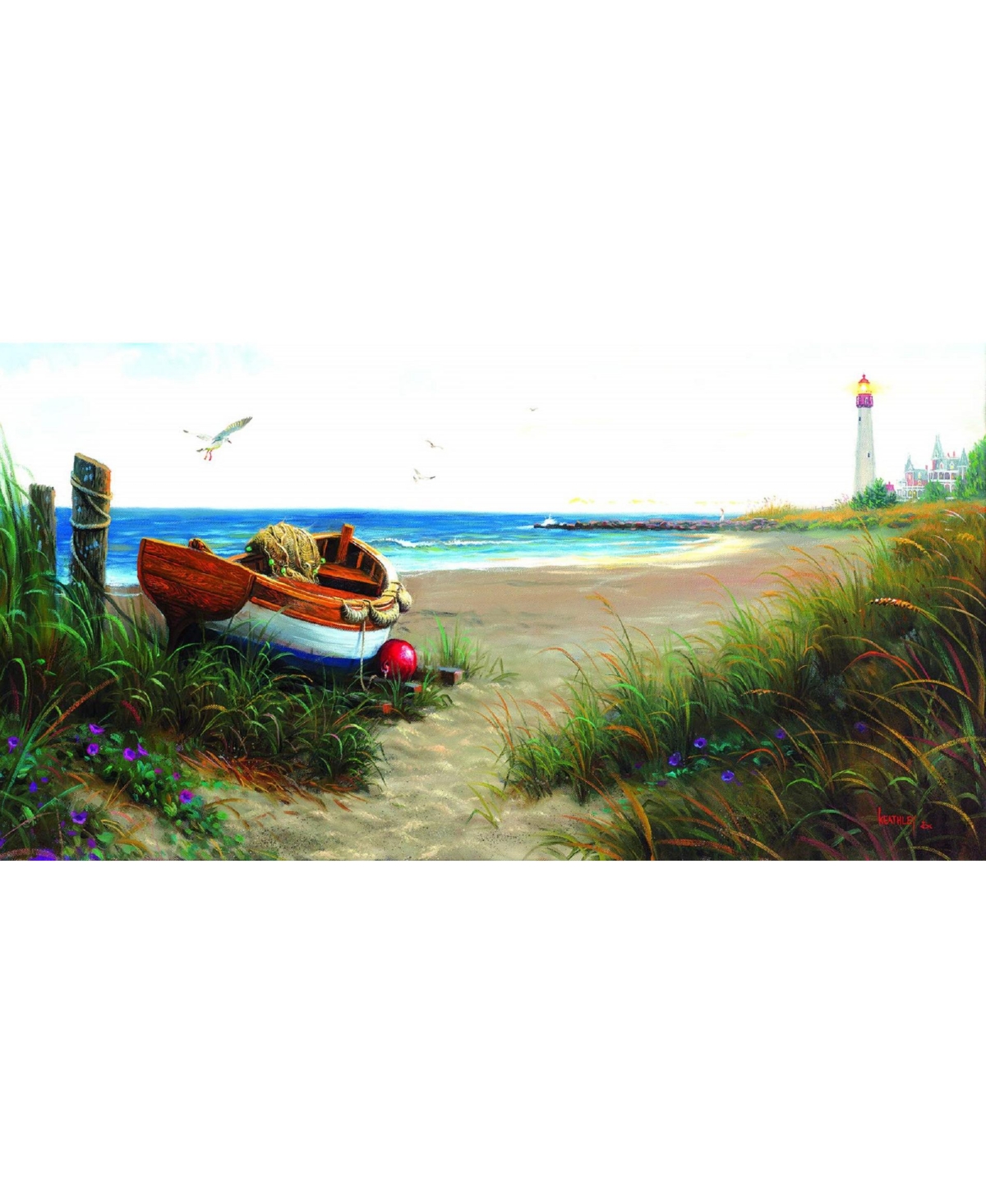 SunsOut Evening at the Coast 500 piece Jigsaw Puzzle for Adults
