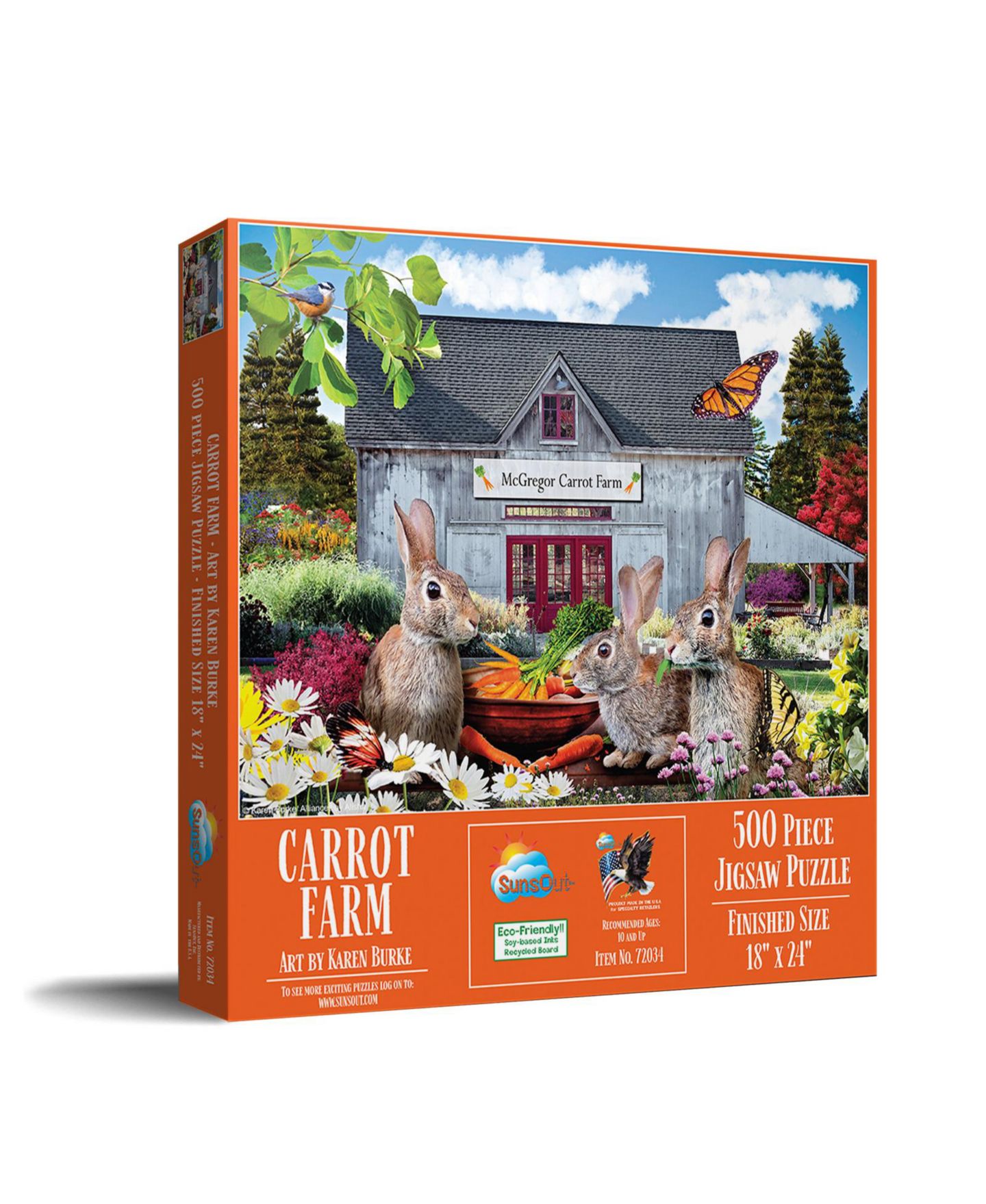 Детский пазл SunsOut Carrot Farm 500-Piece Jigsaw Puzzle, от 15 лет — фото 1