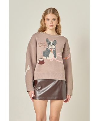 Women's French Bulldog Sweater