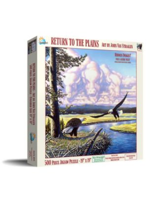 SunsOut Return to the Plains 500 piece Jigsaw Puzzle for Adults - Macy's