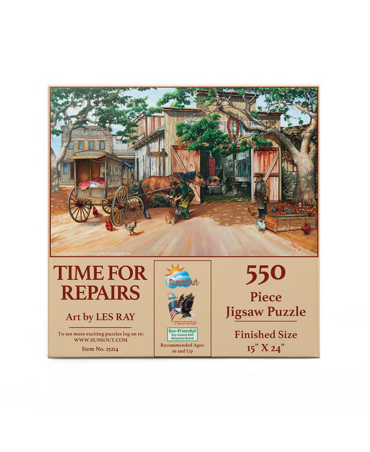 SunsOut Time for Repairs 550 piece Jigsaw Puzzle for Adults