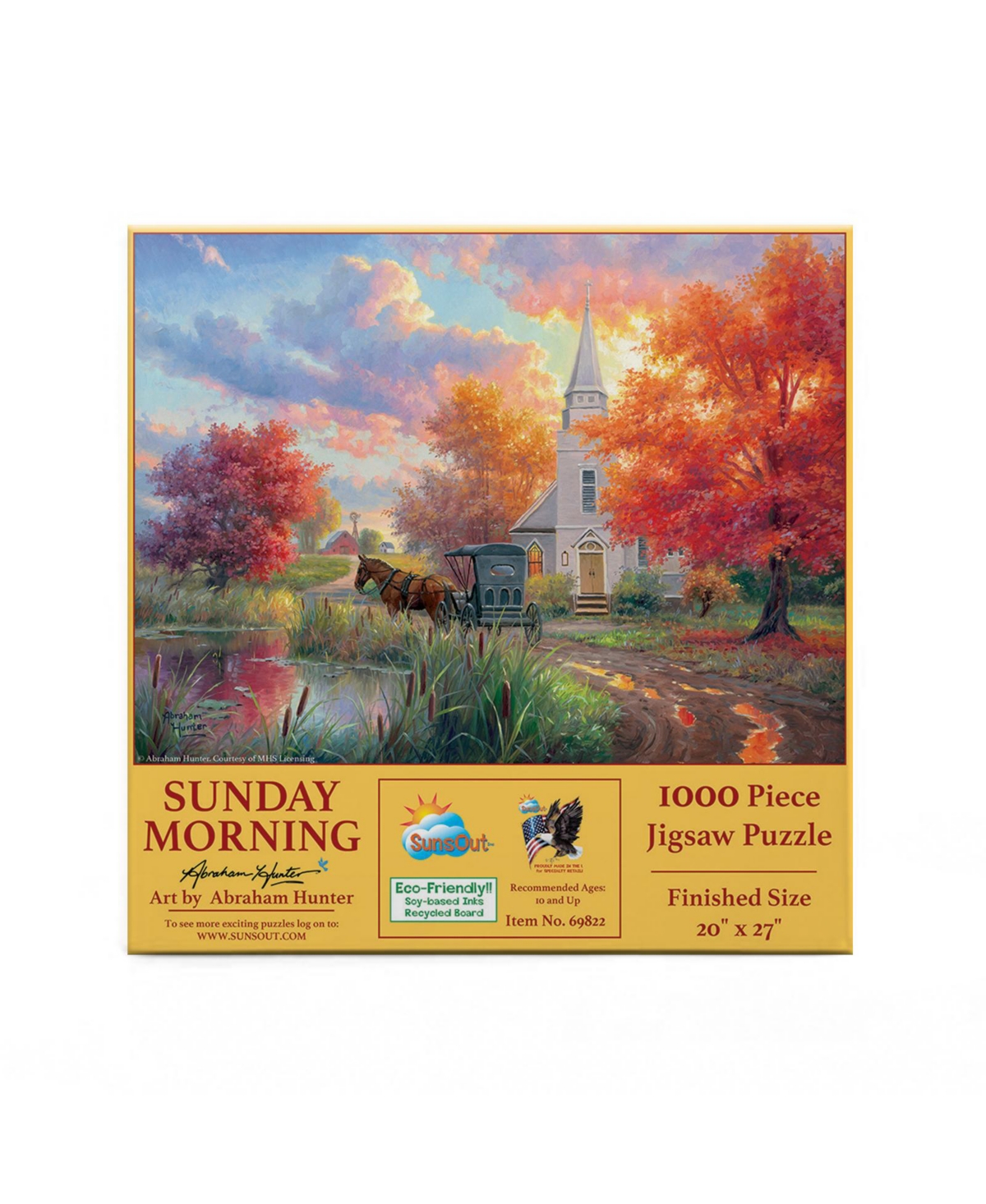 SunsOut Sunday Morning 1000 piece Jigsaw Puzzle for Adults