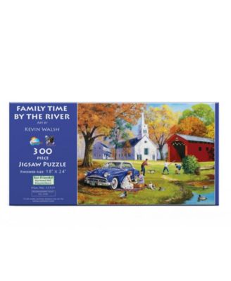 Family Time by the River 300 piece Jigsaw Puzzle for Adults
