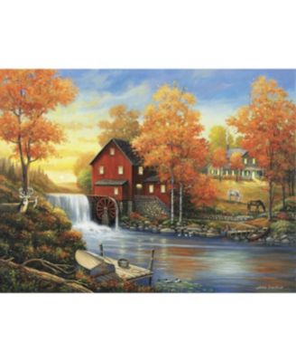 Sunset at the Old Mill 500 piece Jigsaw Puzzle for Adults