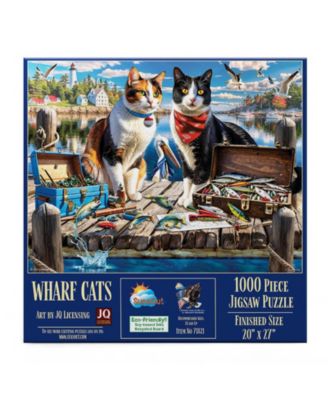 Wharf Cats 1000 piece Jigsaw Puzzle for Adults