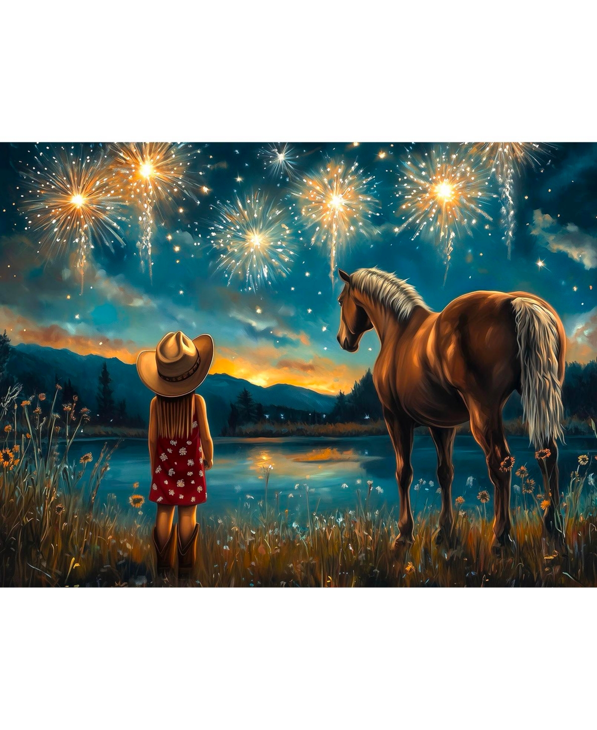 SunsOut Meeting a Friend 1000 piece Jigsaw Puzzle for Adults