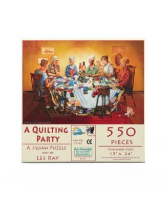 A Quilting Party 550 piece Jigsaw Puzzle for Adults