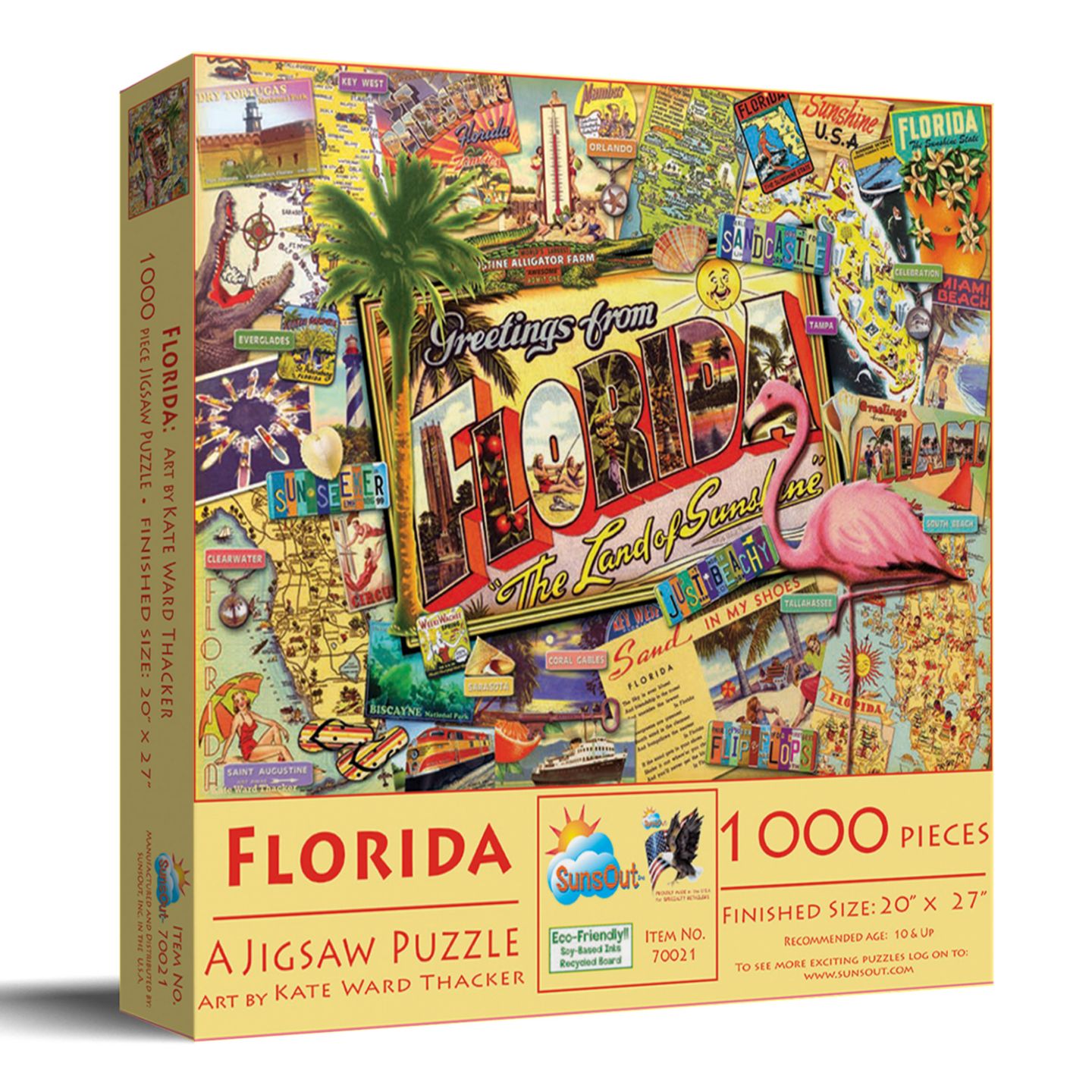 Детский пазл SunsOut Florida 1000-Piece Jigsaw Puzzle, от 15 лет — фото 1