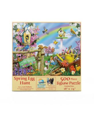 Spring Egg Hunt 500 piece Jigsaw Puzzle for Adults Easter