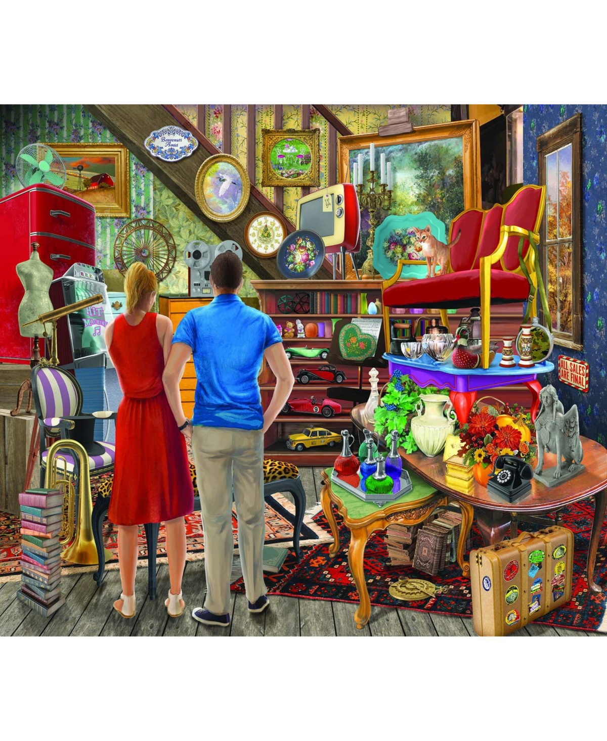 SunsOut Forgotten Treasures 300 piece Jigsaw Puzzle for Adults