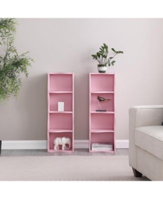 Wavy 8-Layer Adjustable Bookshelf - Narrow & Multifunctional