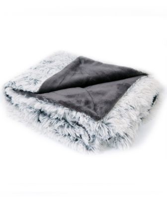 Soft and Fuzzy Reversible Shaggy Throw, 60" x 70"