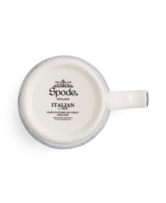 Heritage Green Italian Cottage Mugs, Set of 4