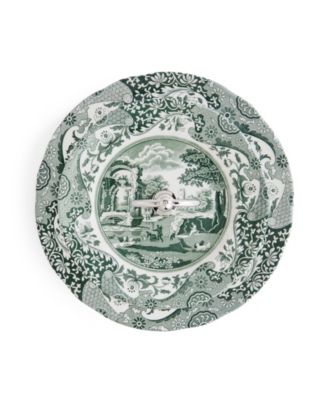 Heritage Green Italian 2-Tier Cake Stand