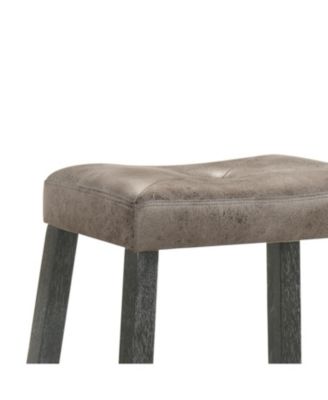  Rustic Backless Counter Stool Set of 2 - 25" Farmhouse Barstools