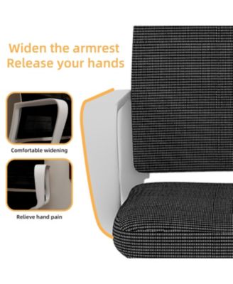 Modern Office Chair - Metal Frame, Soft, Multiple Colors