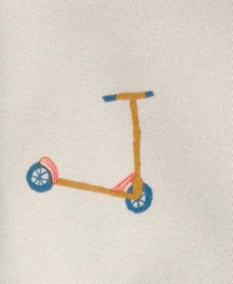 Baby Boys' Scooter Print Short-Sleeve Romper