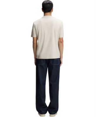 Men's Mercerized-Cotton Double B Monogram T-Shirt