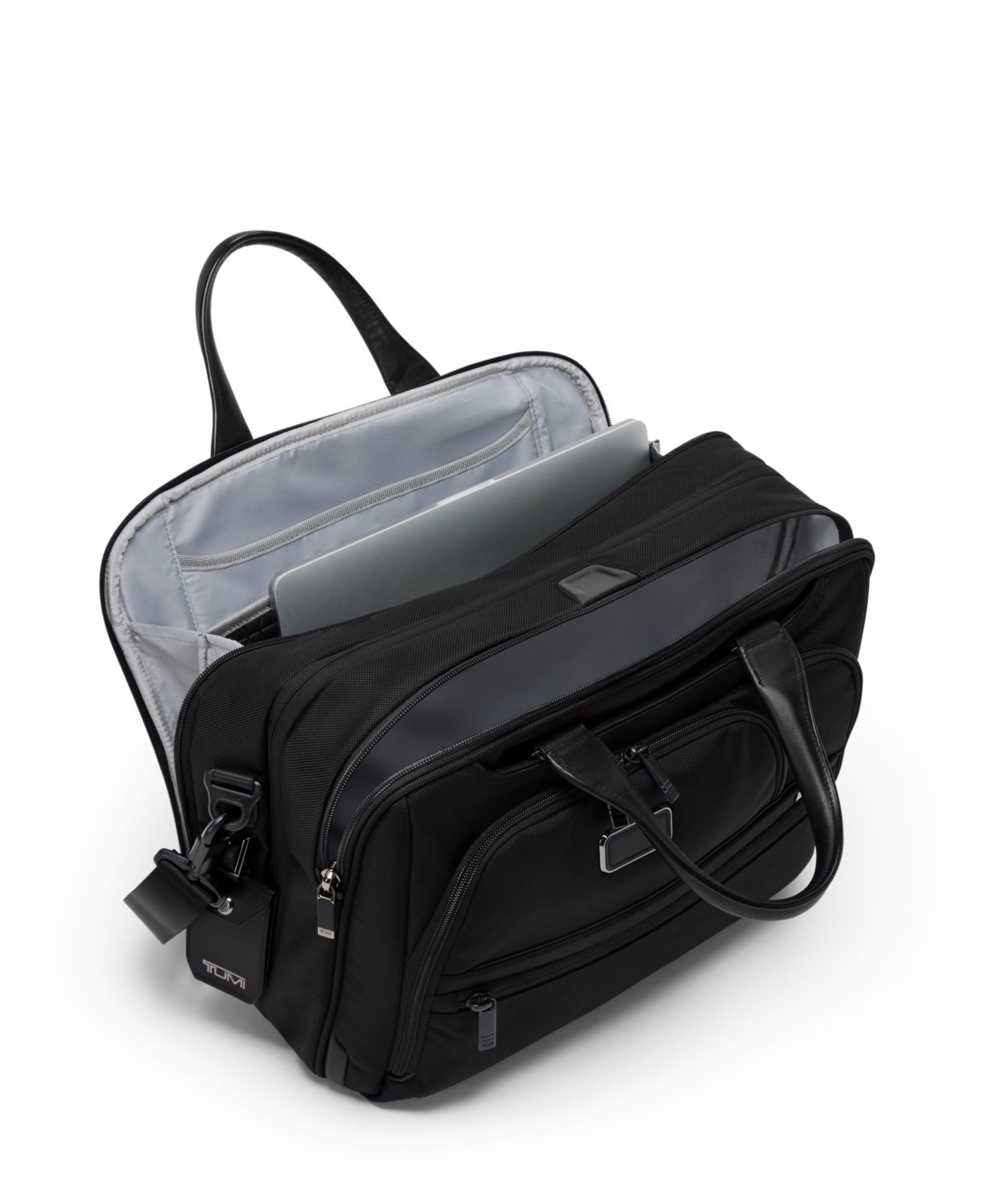 Сумка TUMI Alpha Medium 15" Expandable Briefcase, цвет: Чёрный — фото 3