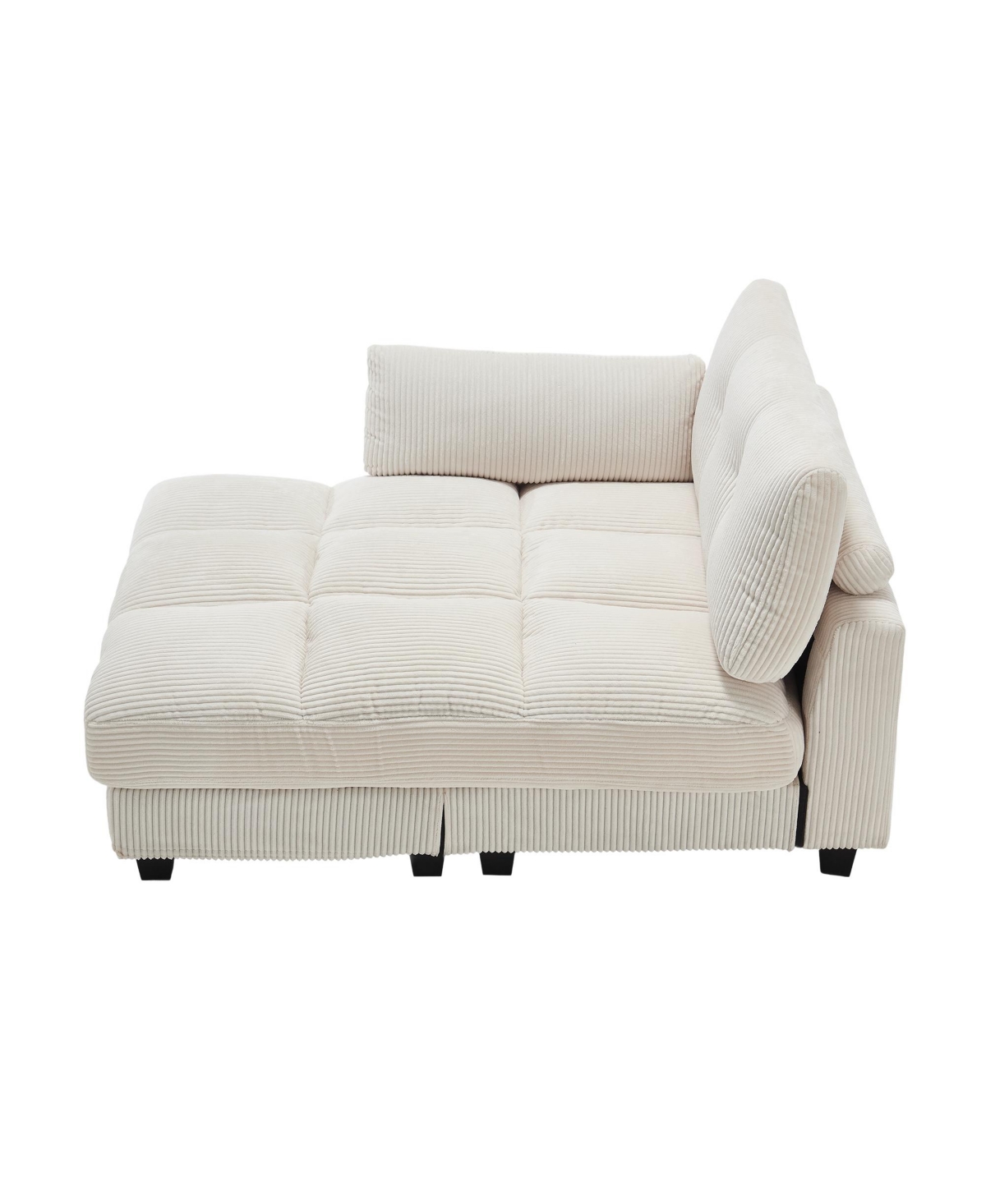 Streamdale Furniture Sleeper Sofa Couch Bed,Oversized Chaise Lounge Chair Cozy Cloud Couch