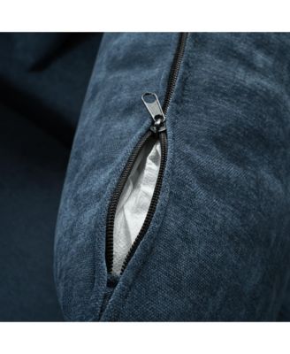  U-Shaped Modular Corner Sofa with Ottomans