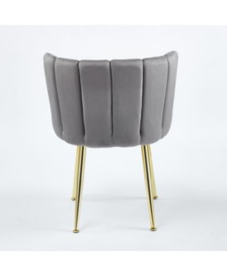 Streamdale Mid-Century Dining Set with Glass Table Top (5 Pieces)