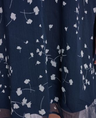 Women's Bell-Sleeve Trapeze Dress