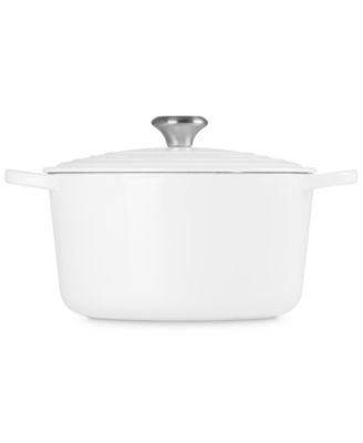 Signature Enameled Cast Iron 6.5-Quart Deep Round Dutch Oven