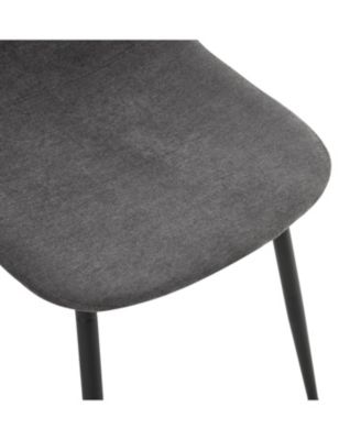 Linen Chairs & Wood Grain Table