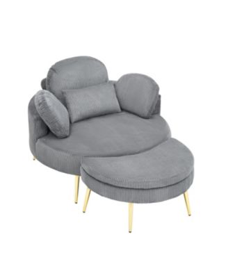 Streamdale 43" Grey Comfortable Chair - Meeting, Living, Bedroom