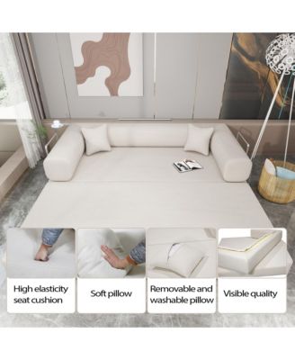 Multifunctional Velvet Sofa Bed