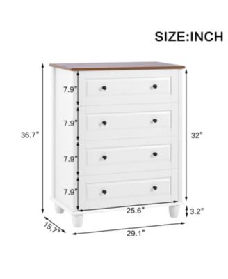 Modern 4-Drawer Chest