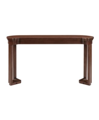 4-Piece Bar Table Set- PU Stools, Solid Wood, Cherry