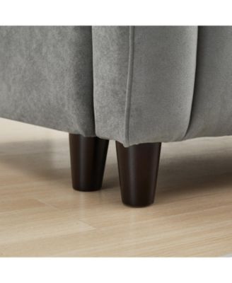 83" Futon Sofa Bed with Pillows, Convertible Sleeper