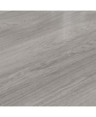 Grey Bar Table Set with 4 Stools, Backrest, 47.24"L