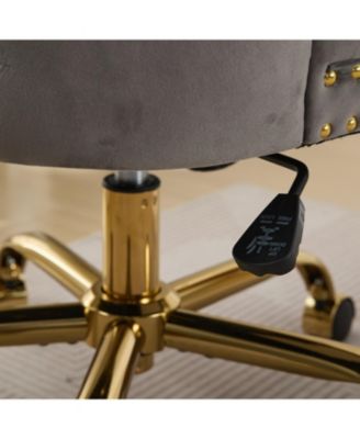 A&A Modern Velvet Home Office Chair