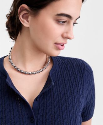 Twist Collar Necklace, 16" + 3" extender