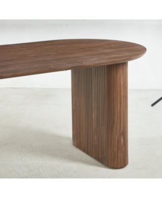 Streamdale MDF Pedestal Dining Table - Modern Style for 4-6