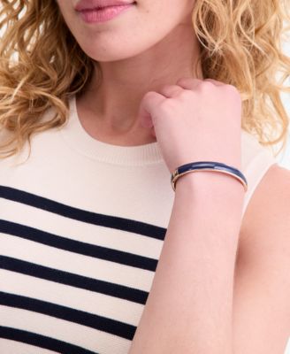 Color Inlay Bangle Bracelet