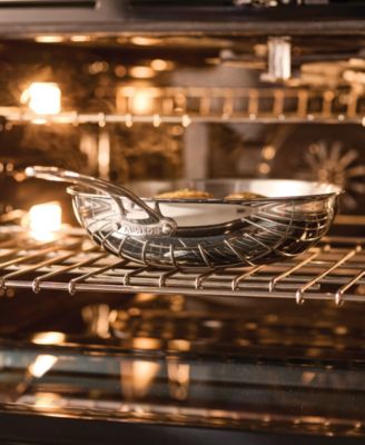 EverLast Stainless Steel 12.5" Tri-Ply Clad Stir Fry Pan