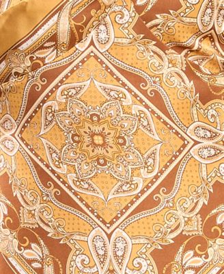 Juniors' Sleeveless Satin Midi Dress