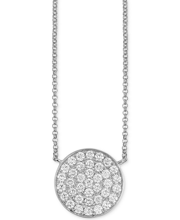 EFFY Collection Pavé Classica by EFFY Diamond Pendant Necklace (3/4 ct ...