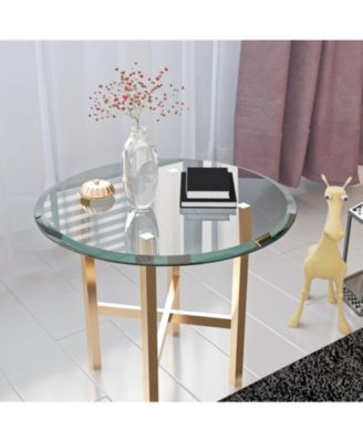 24" Round Tempered Glass Table Top - 1/2" Thick