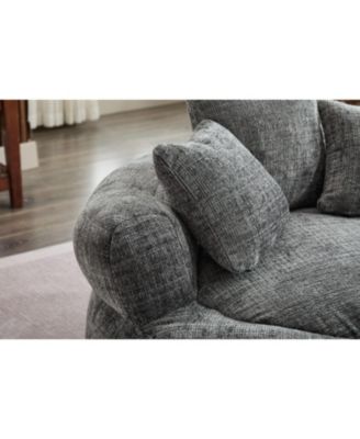 Foam Bean Bag Chair - Soft Chenille Cover