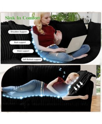 Slipcovered 3-Seater Sofa