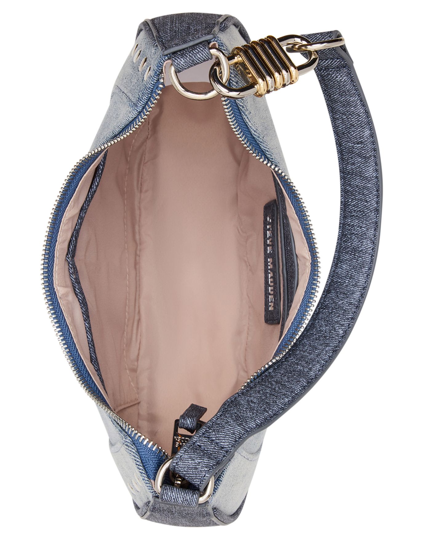 Женская сумка Steve Madden Bliamm Medium Shoulder, цвет: Джинсовый — фото 3