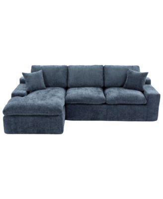  Cloud Sectional Sofa 107.9" Blue
