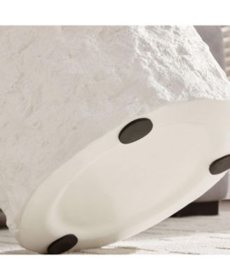 Round Beige Fiberglass Side Table